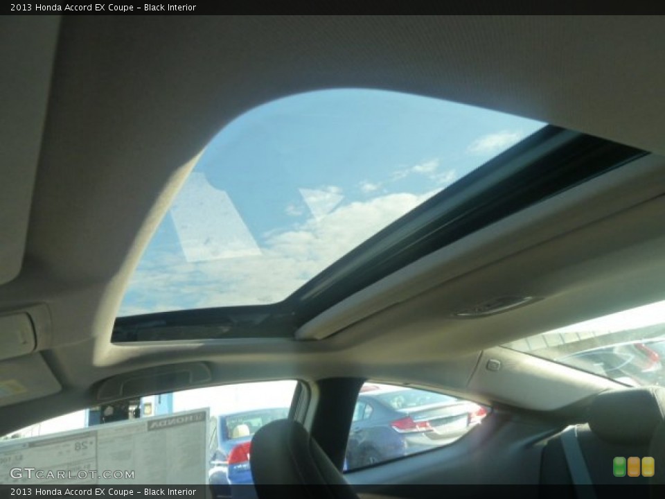 Black Interior Sunroof for the 2013 Honda Accord EX Coupe #74310033