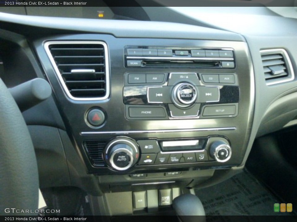 Black Interior Controls for the 2013 Honda Civic EX-L Sedan #74310435