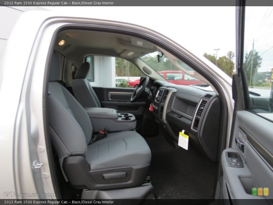 Black/Diesel Gray Interior Photo for the 2013 Ram 1500 Express Regular Cab #74310754