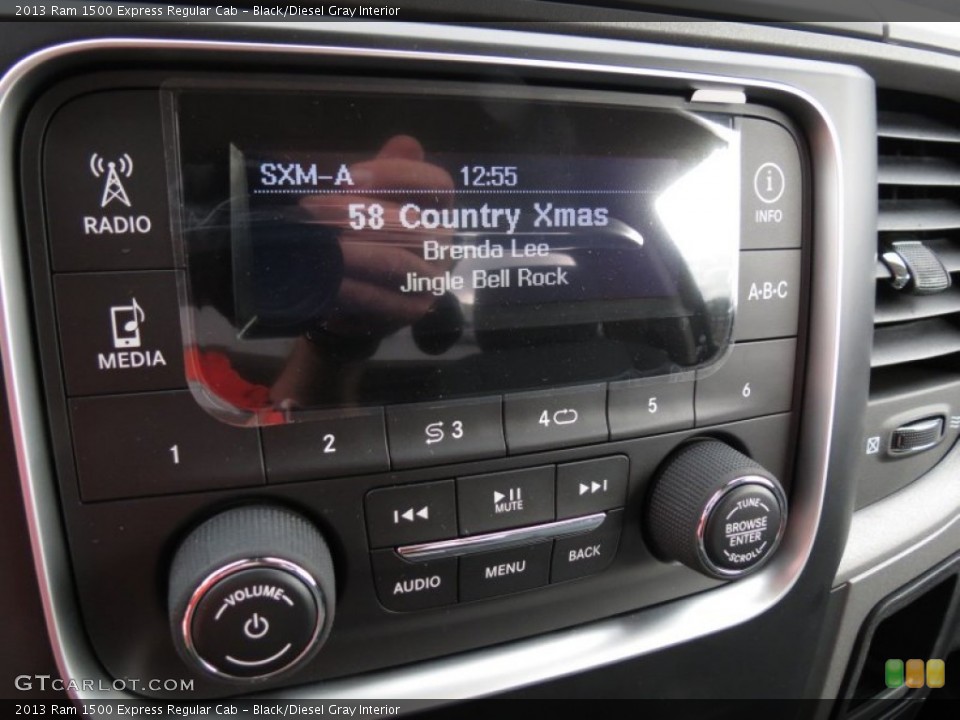 Black/Diesel Gray Interior Controls for the 2013 Ram 1500 Express Regular Cab #74310853