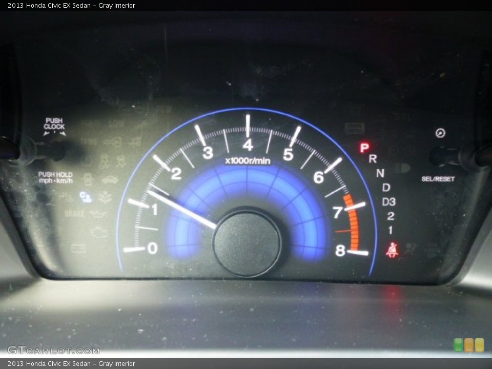 Gray Interior Gauges for the 2013 Honda Civic EX Sedan #74310913