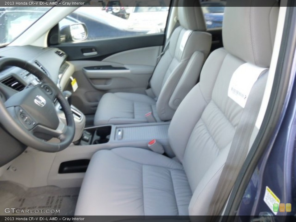 Gray Interior Front Seat for the 2013 Honda CR-V EX-L AWD #74312453