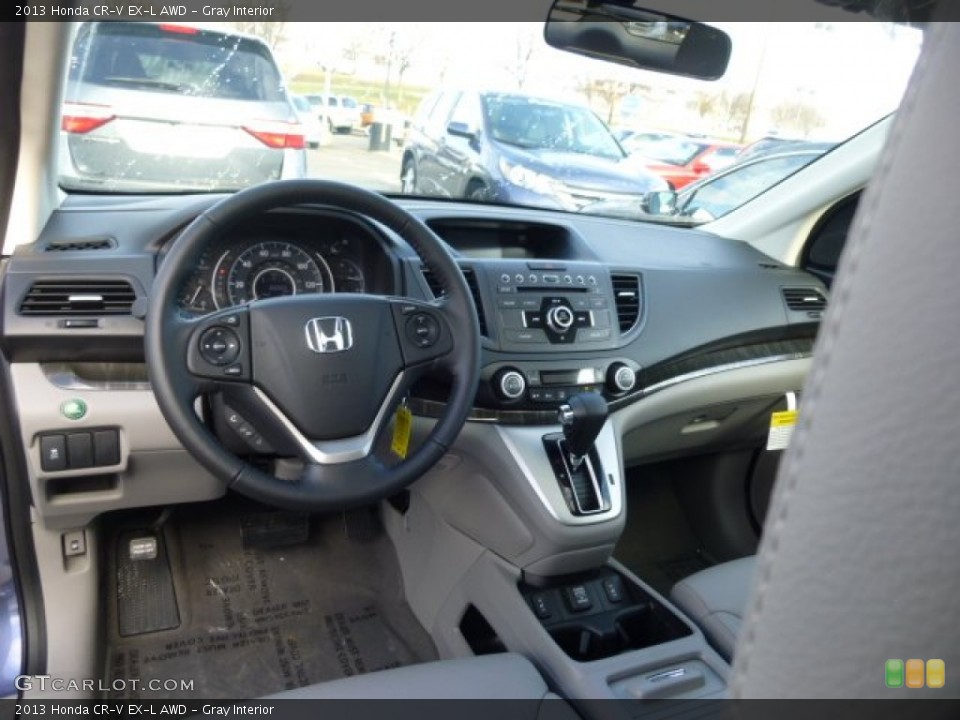 Gray Interior Dashboard for the 2013 Honda CR-V EX-L AWD #74312500