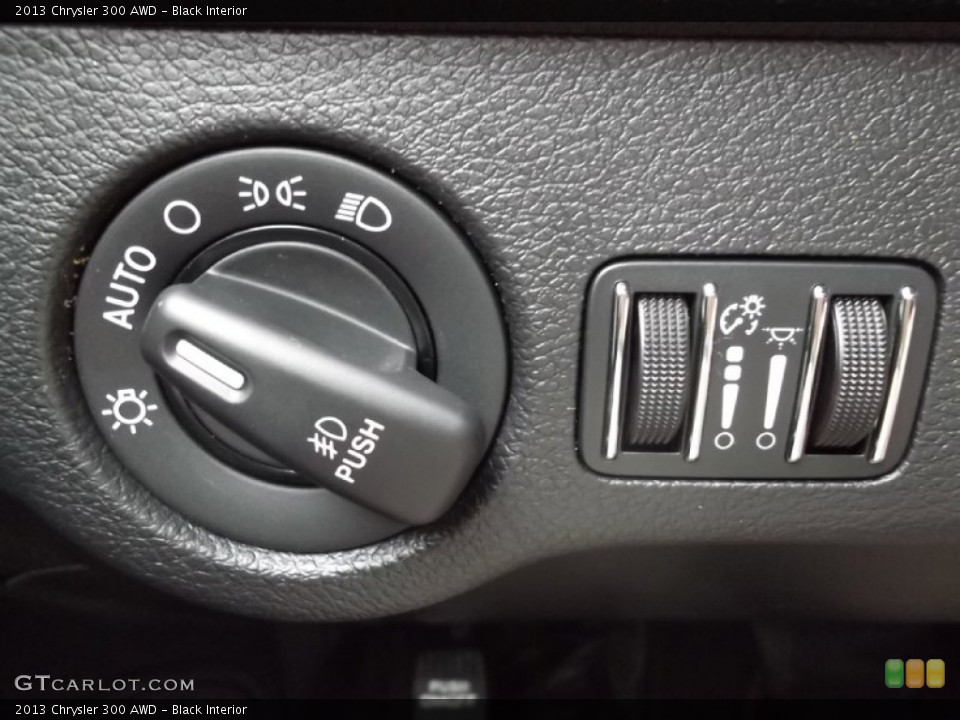 Black Interior Controls for the 2013 Chrysler 300 AWD #74312677