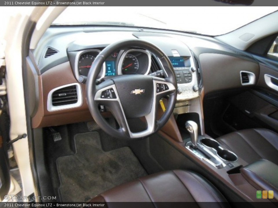 Brownstone/Jet Black Interior Dashboard for the 2011 Chevrolet Equinox LTZ #74314671