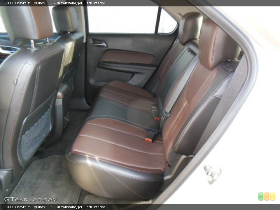 Brownstone/Jet Black Interior Rear Seat for the 2011 Chevrolet Equinox LTZ #74314739