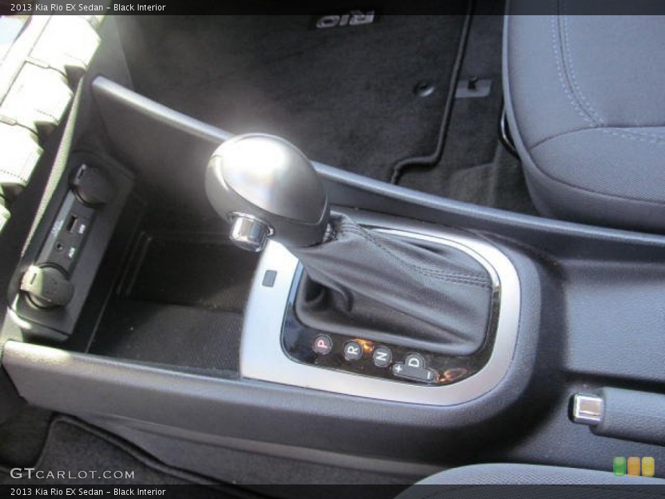 Black Interior Transmission for the 2013 Kia Rio EX Sedan #74314912