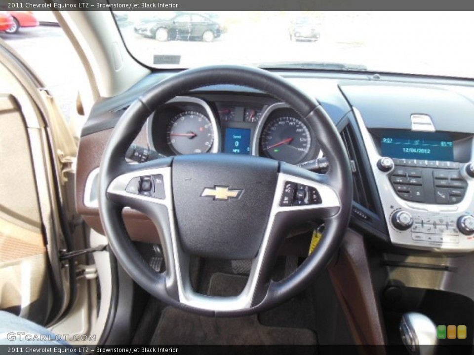 Brownstone/Jet Black Interior Steering Wheel for the 2011 Chevrolet Equinox LTZ #74314919