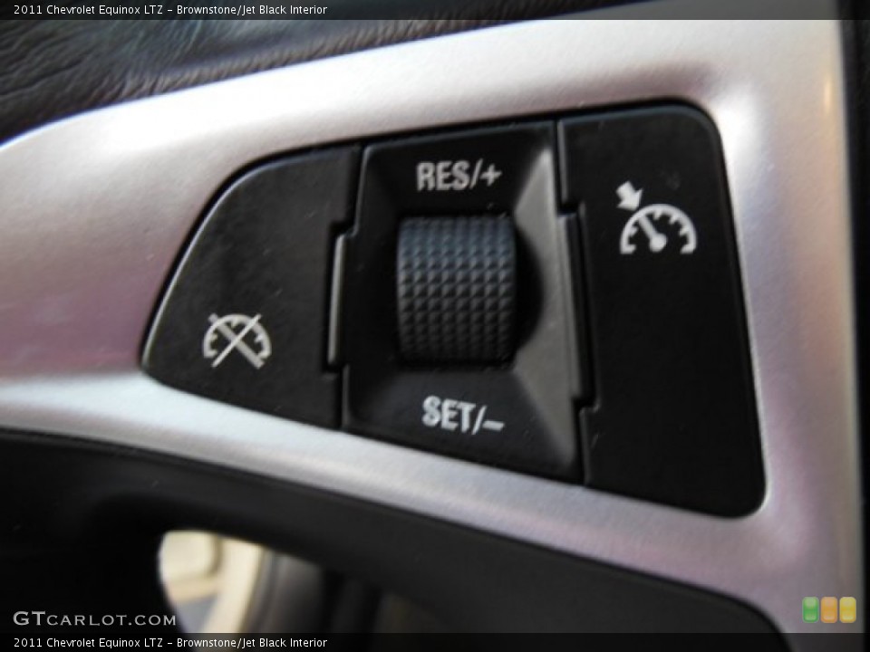 Brownstone/Jet Black Interior Controls for the 2011 Chevrolet Equinox LTZ #74314937