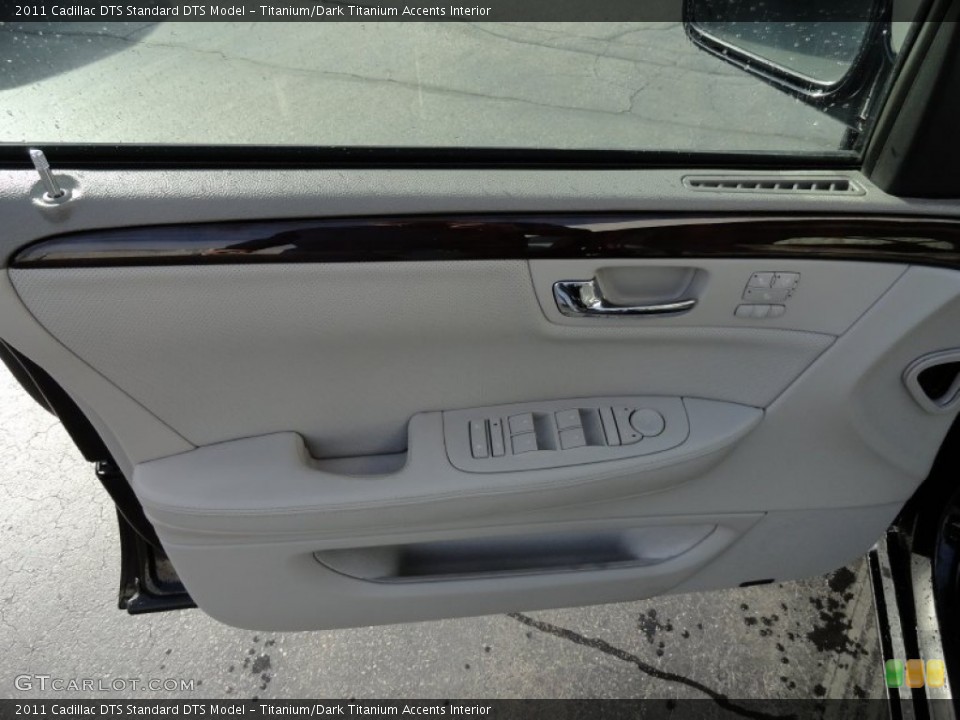 Titanium/Dark Titanium Accents Interior Door Panel for the 2011 Cadillac DTS  #74316401