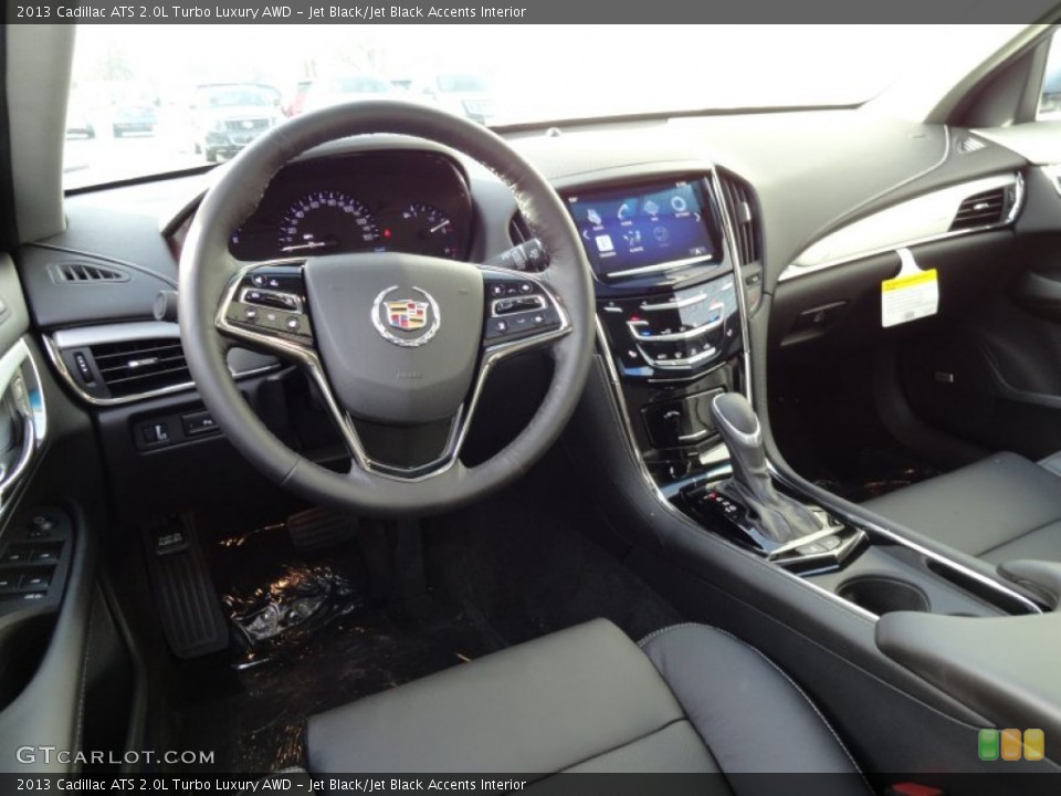 Jet Black/Jet Black Accents Interior Dashboard for the 2013 Cadillac ATS 2.0L Turbo Luxury AWD #74318090