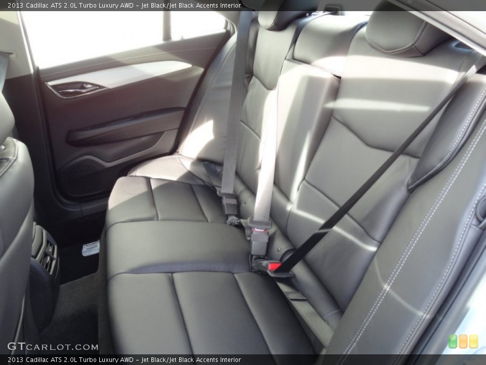 Jet Black/Jet Black Accents Interior Rear Seat for the 2013 Cadillac ATS 2.0L Turbo Luxury AWD #74318139