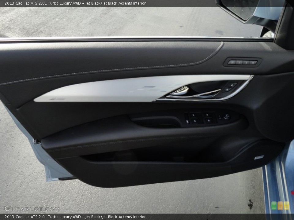Jet Black/Jet Black Accents Interior Door Panel for the 2013 Cadillac ATS 2.0L Turbo Luxury AWD #74318206