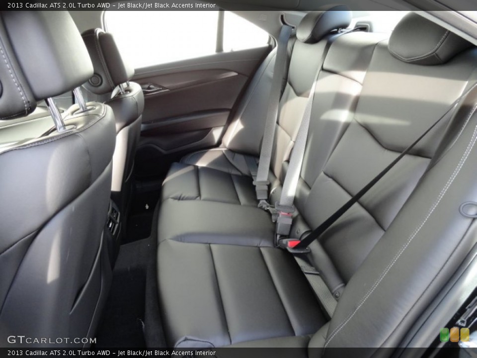 Jet Black/Jet Black Accents Interior Rear Seat for the 2013 Cadillac ATS 2.0L Turbo AWD #74318635
