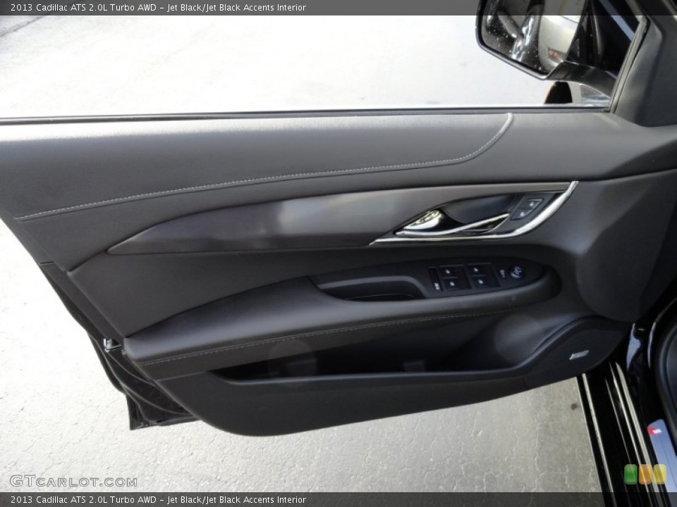 Jet Black/Jet Black Accents Interior Door Panel for the 2013 Cadillac ATS 2.0L Turbo AWD #74318726