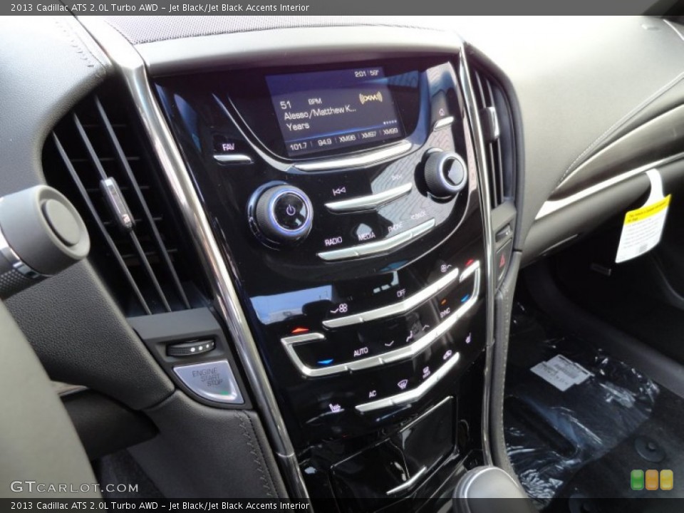 Jet Black/Jet Black Accents Interior Controls for the 2013 Cadillac ATS 2.0L Turbo AWD #74318849