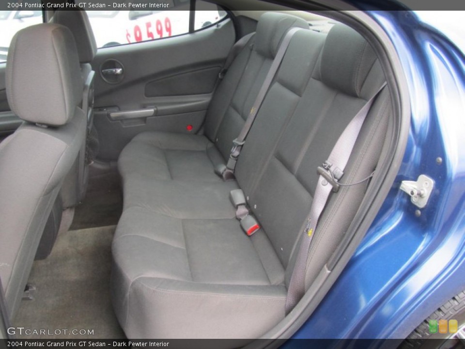 Dark Pewter Interior Rear Seat for the 2004 Pontiac Grand Prix GT Sedan #74321065