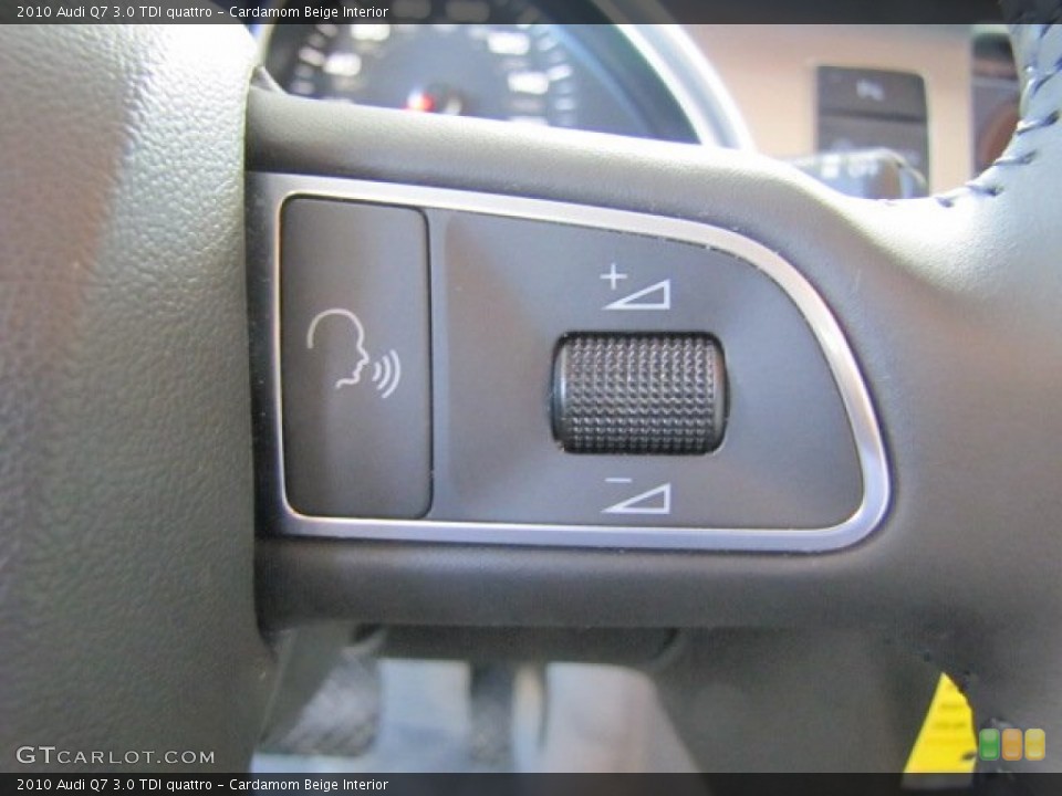 Cardamom Beige Interior Controls for the 2010 Audi Q7 3.0 TDI quattro #74321734