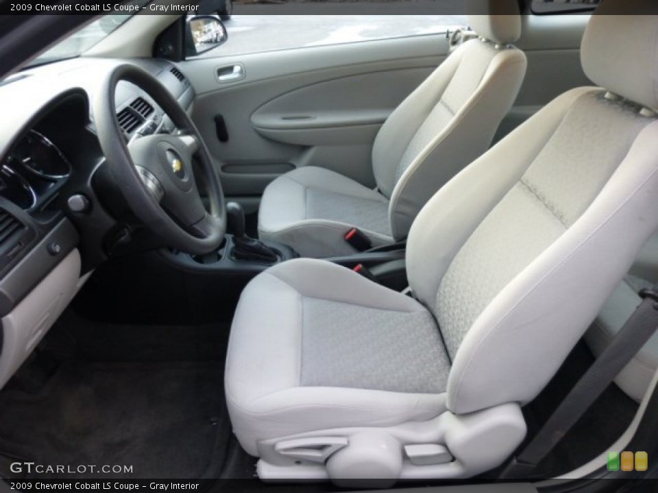Gray Interior Front Seat for the 2009 Chevrolet Cobalt LS Coupe #74322316