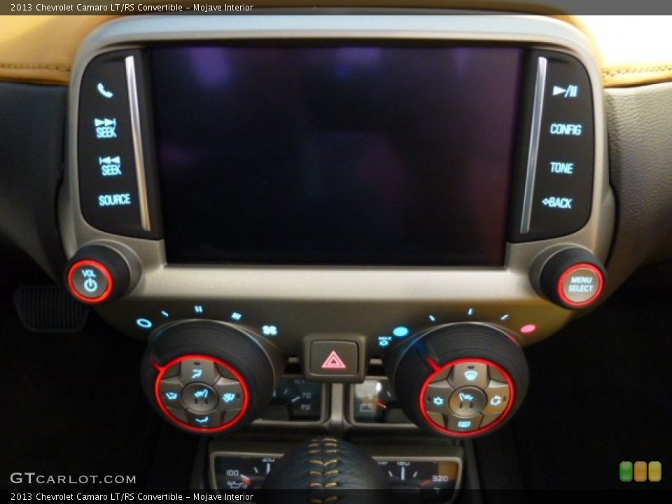 Mojave Interior Controls for the 2013 Chevrolet Camaro LT/RS Convertible #74322827