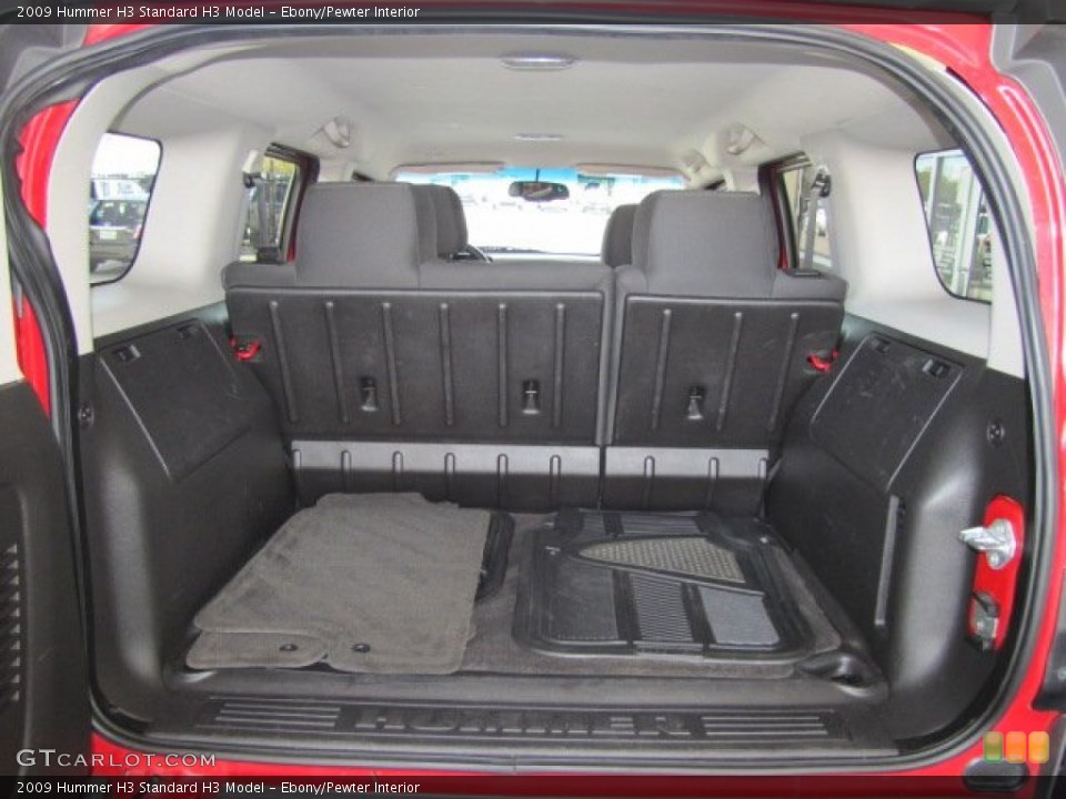 Ebony/Pewter Interior Trunk for the 2009 Hummer H3  #74323274