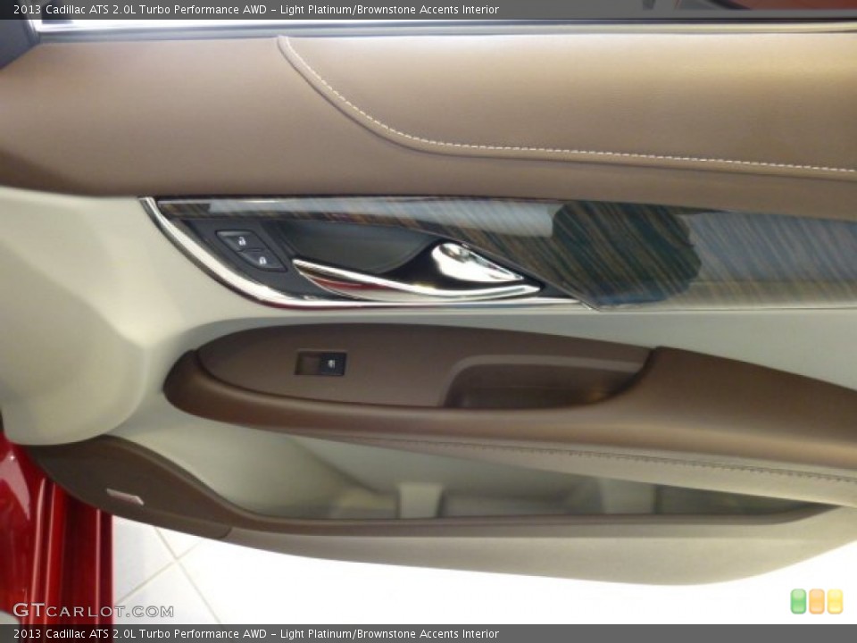 Light Platinum/Brownstone Accents Interior Door Panel for the 2013 Cadillac ATS 2.0L Turbo Performance AWD #74323472