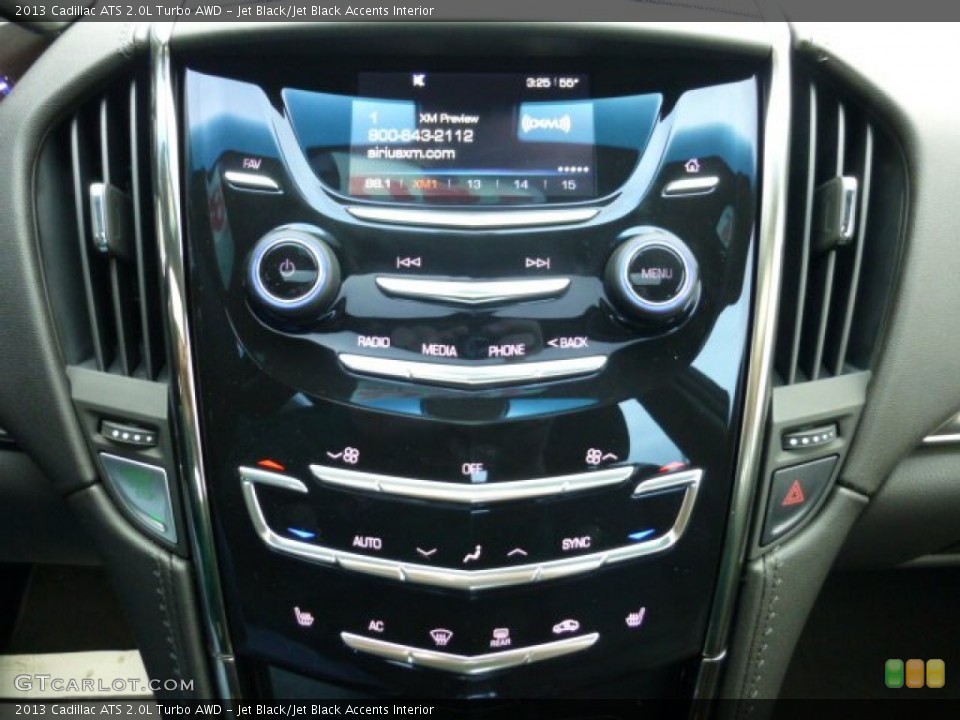 Jet Black/Jet Black Accents Interior Controls for the 2013 Cadillac ATS 2.0L Turbo AWD #74324039