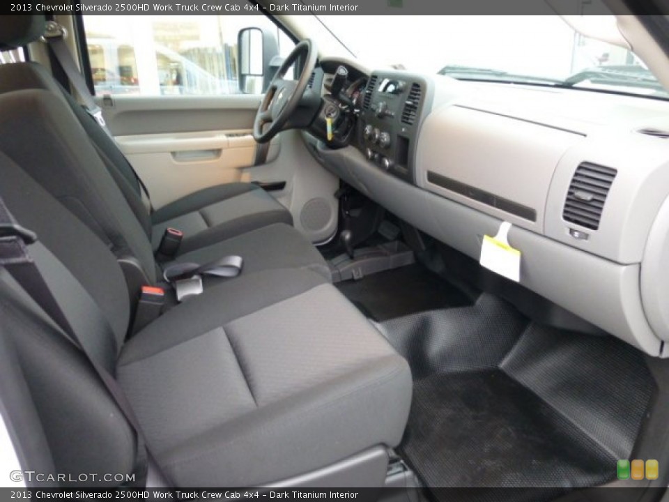 Dark Titanium Interior Photo for the 2013 Chevrolet Silverado 2500HD Work Truck Crew Cab 4x4 #74324270