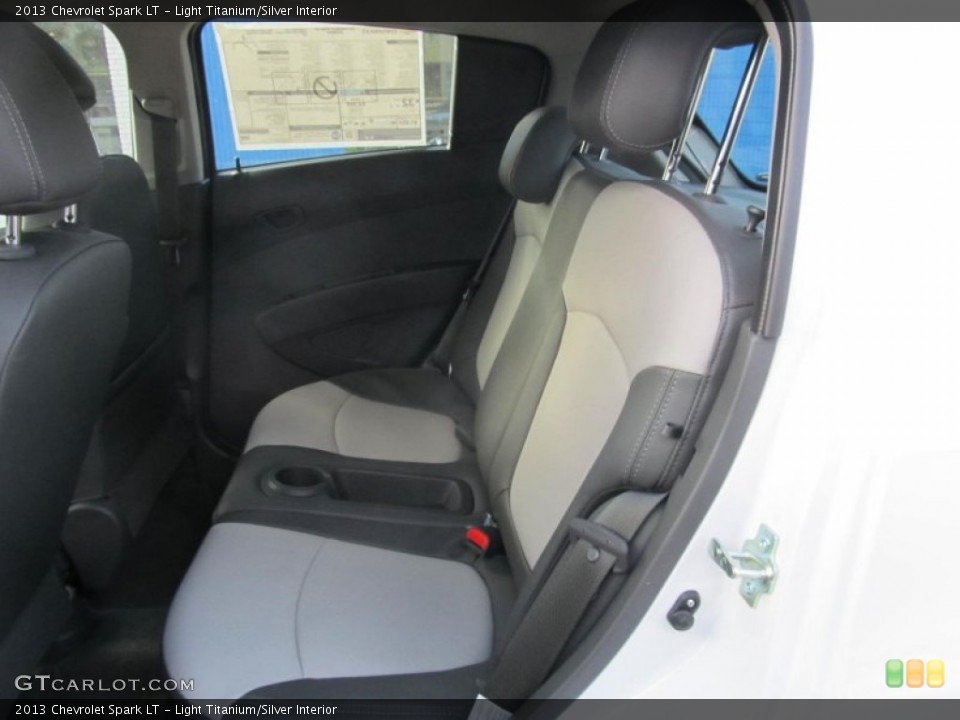 Light Titanium/Silver Interior Rear Seat for the 2013 Chevrolet Spark LT #74324558