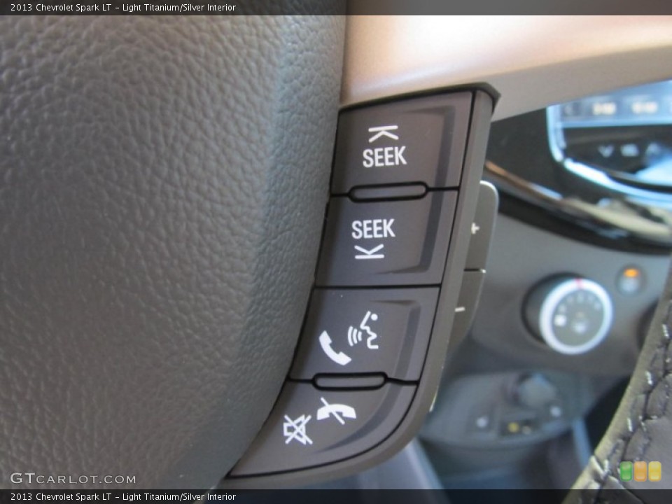 Light Titanium/Silver Interior Controls for the 2013 Chevrolet Spark LT #74324676