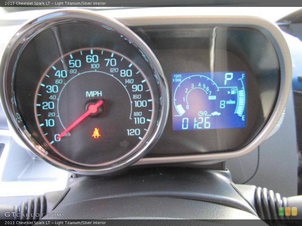 Light Titanium/Silver Interior Gauges for the 2013 Chevrolet Spark LT #74324729