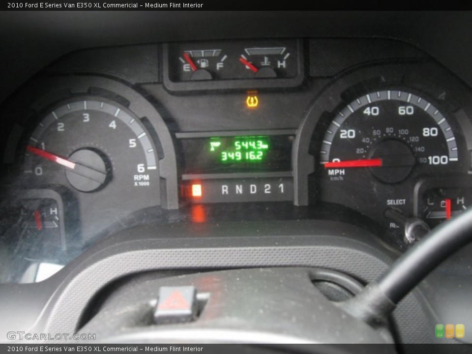 Medium Flint Interior Gauges for the 2010 Ford E Series Van E350 XL Commericial #74325506