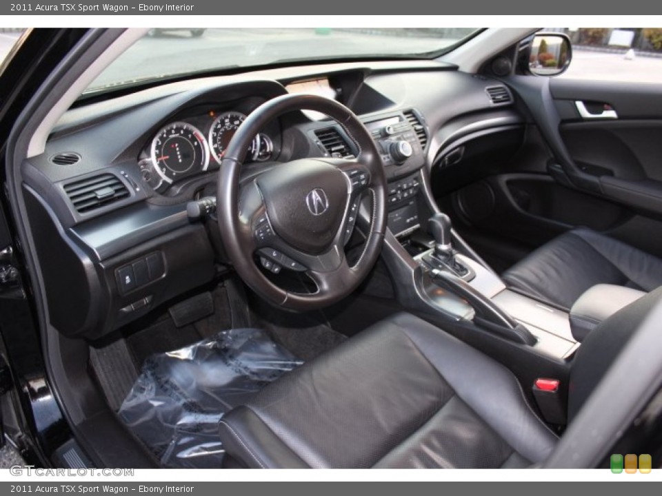 Ebony Interior Prime Interior for the 2011 Acura TSX Sport Wagon #74326358