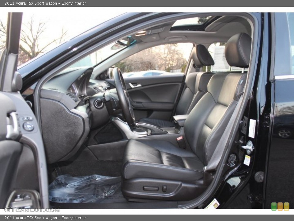 Ebony Interior Front Seat for the 2011 Acura TSX Sport Wagon #74326377