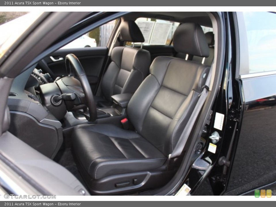 Ebony Interior Front Seat for the 2011 Acura TSX Sport Wagon #74326398