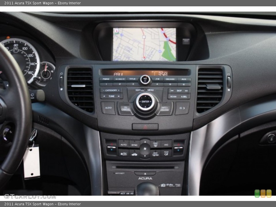 Ebony Interior Controls for the 2011 Acura TSX Sport Wagon #74326442