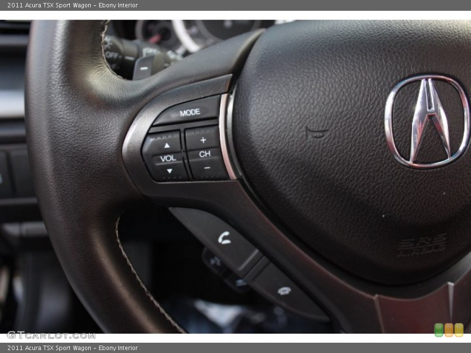 Ebony Interior Controls for the 2011 Acura TSX Sport Wagon #74326487