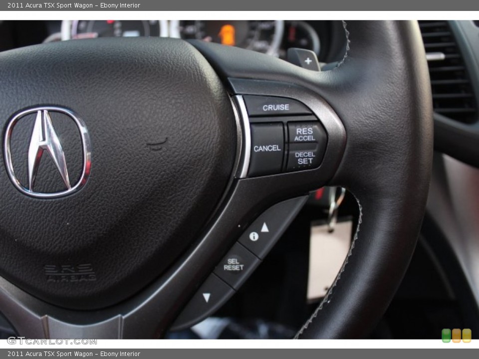 Ebony Interior Controls for the 2011 Acura TSX Sport Wagon #74326511