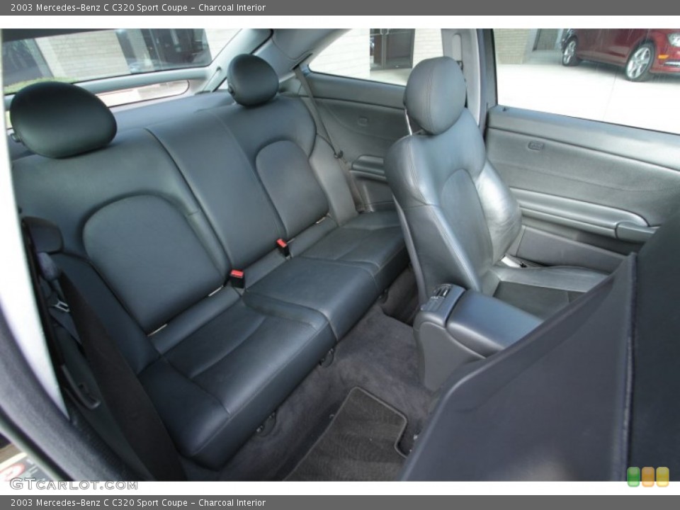 Charcoal Interior Rear Seat for the 2003 Mercedes-Benz C C320 Sport Coupe #74326541