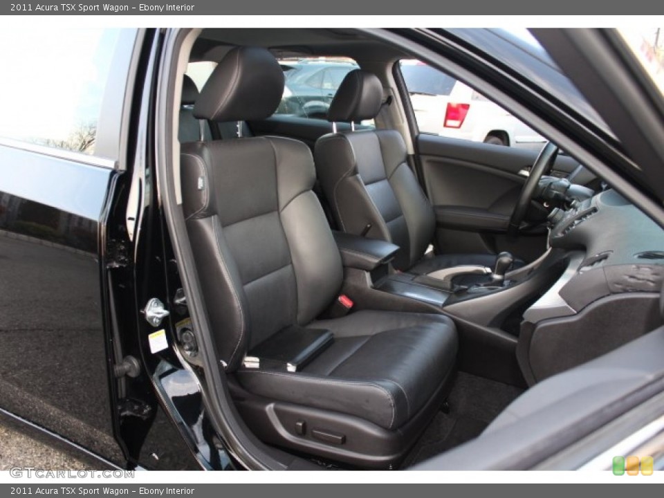 Ebony Interior Front Seat for the 2011 Acura TSX Sport Wagon #74326713