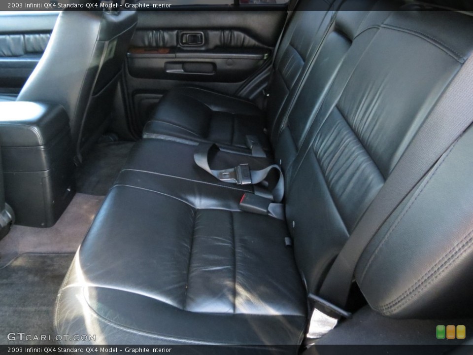 Graphite Interior Rear Seat for the 2003 Infiniti QX4  #74327439