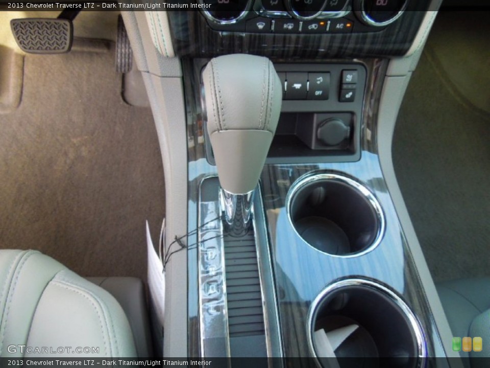 Dark Titanium/Light Titanium Interior Transmission for the 2013 Chevrolet Traverse LTZ #74328716