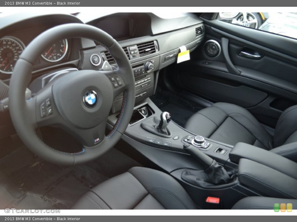 Black Interior Prime Interior for the 2013 BMW M3 Convertible #74329231
