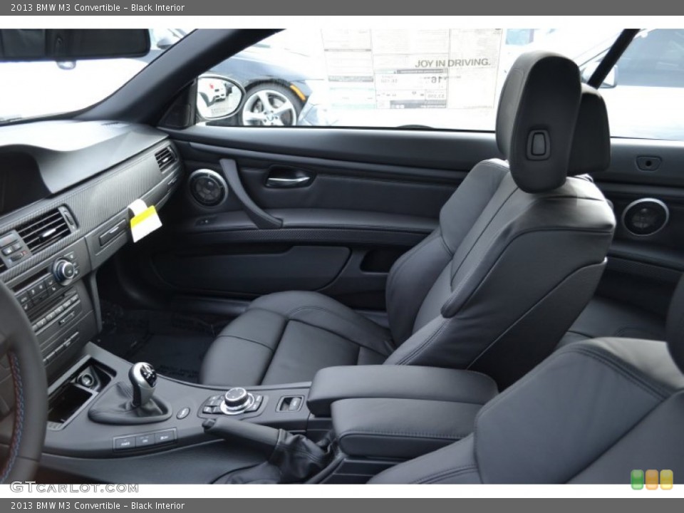 Black Interior Photo for the 2013 BMW M3 Convertible #74329253
