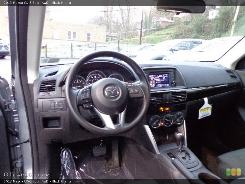 Black Interior Dashboard for the 2013 Mazda CX-5 Sport AWD #74333089