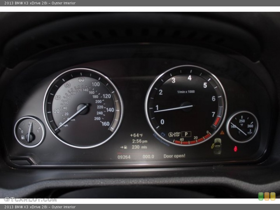 Oyster Interior Gauges for the 2013 BMW X3 xDrive 28i #74333514