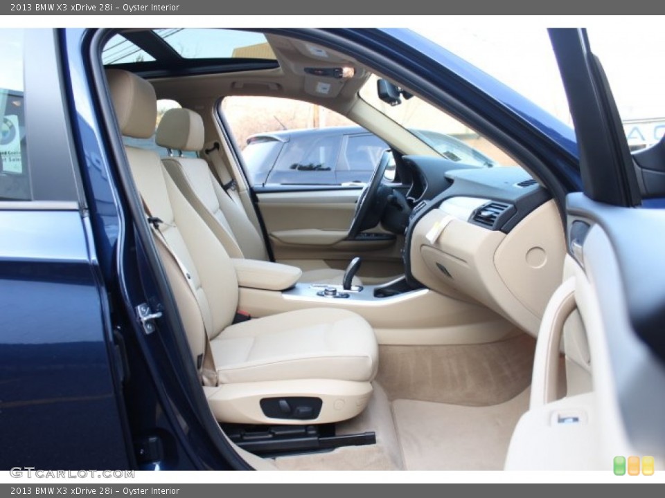 Oyster Interior Photo for the 2013 BMW X3 xDrive 28i #74333685
