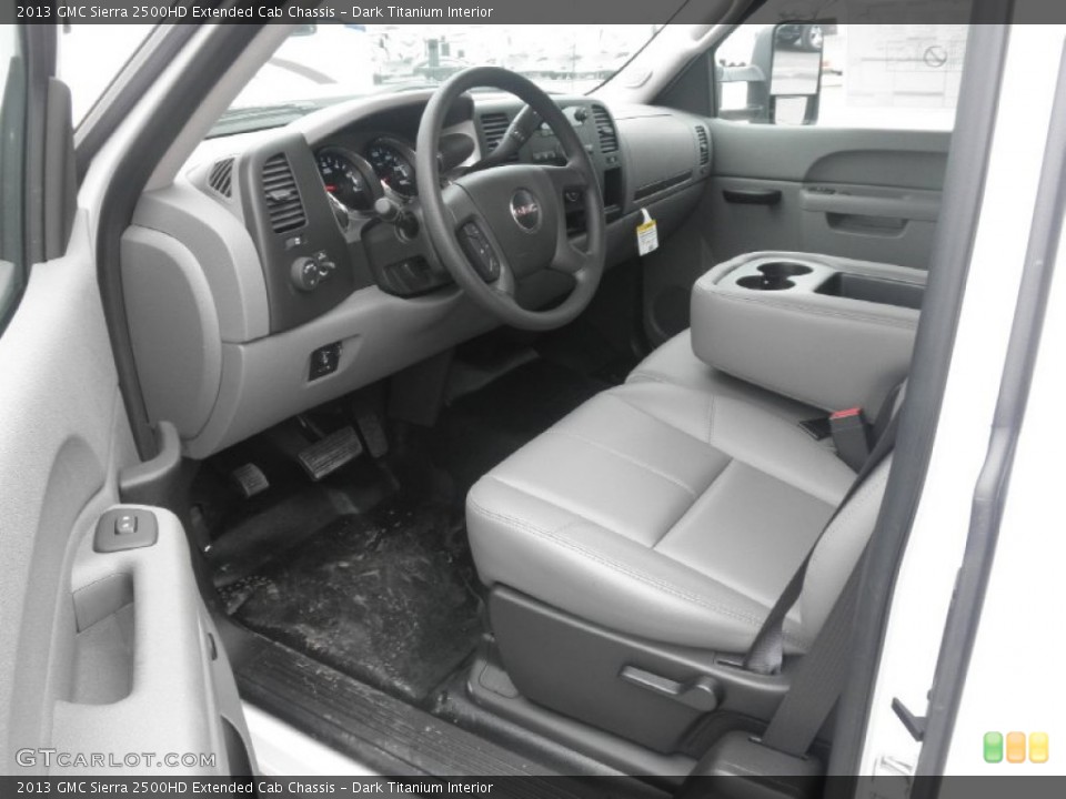 Dark Titanium Interior Prime Interior for the 2013 GMC Sierra 2500HD Extended Cab Chassis #74335144