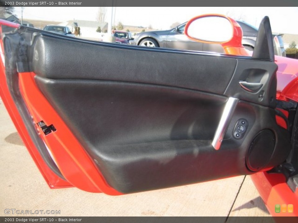 Black Interior Door Panel for the 2003 Dodge Viper SRT-10 #74335511