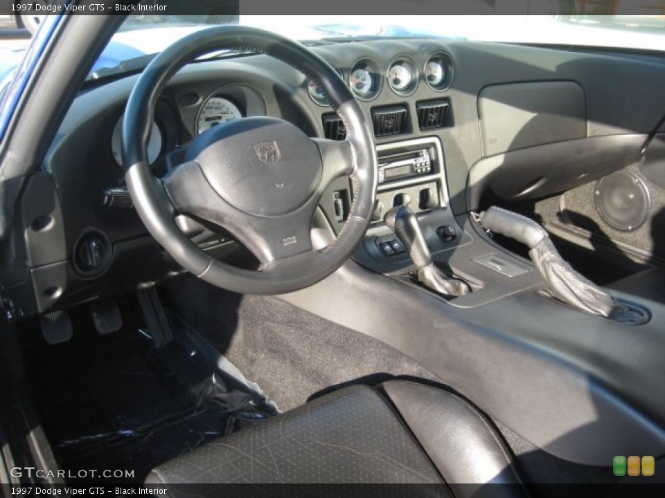 Black Interior Prime Interior for the 1997 Dodge Viper GTS #74335809